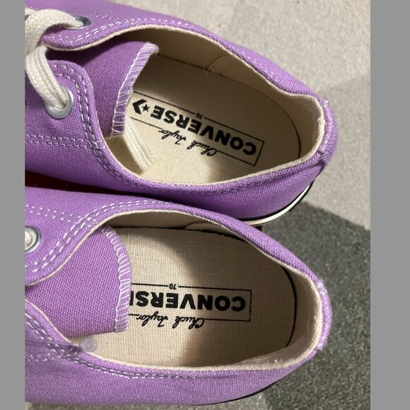 ⭐️NEW⭐️Converse Chuck 70 OX Purple/Ivory Men's Size 8/Women's Size 10 - Picture 7 of 12